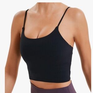 Black Women's sports bra Top